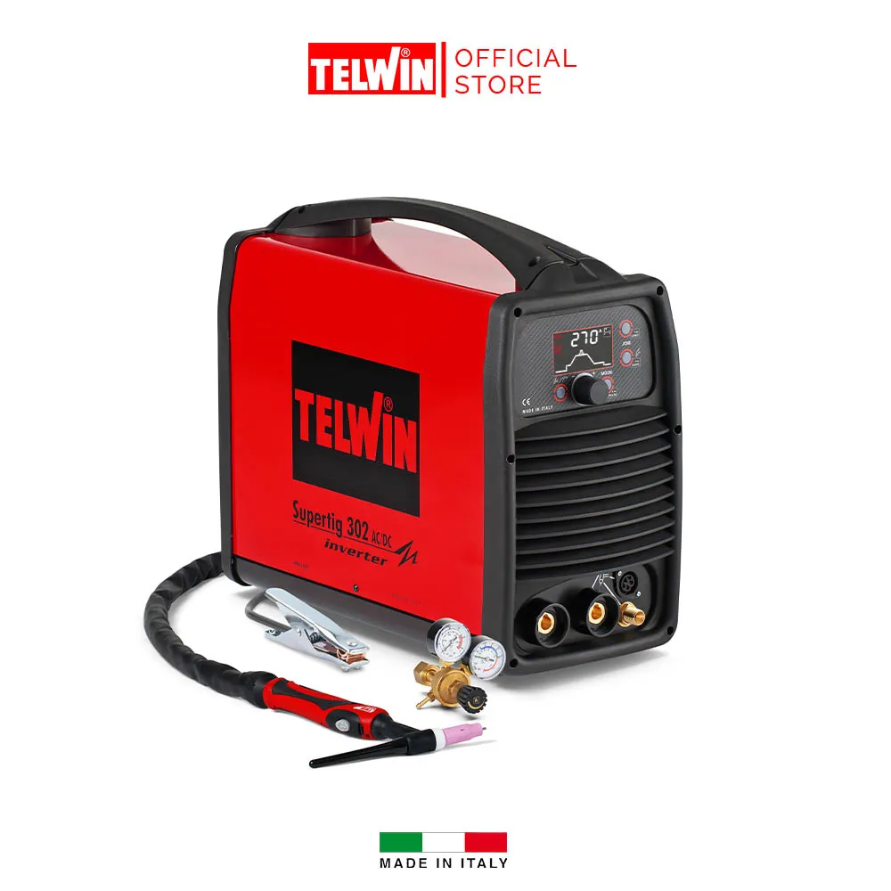 Máy hàn Tig Telwin SUPERTIG 302 AC/DC + ACC